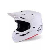 Alpinestars Sm7 2206 Solid Мотошлем White Glossy Белый