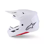 Alpinestars Sm7 2206 Solid Мотошлем White Glossy Белый