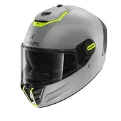 Shark Spartan Rs Blank Sp Mat Мотошлем Silver Yellow Красный