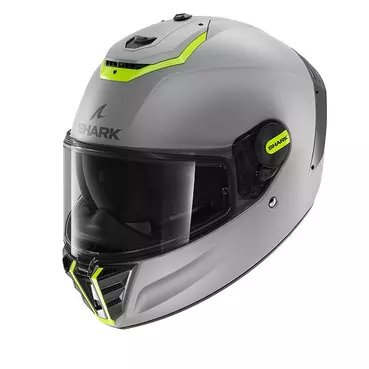 Shark Spartan Rs Blank Sp Mat Мотошлем Silver Yellow Красный