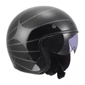 Ls2 Of601 Bob 2 Cosmic Мотошлем Black Grey Черный
