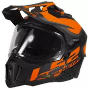 LS2 MX701 Explorer integralhelm Matt Black / Fluo Orange