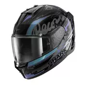 Shark D-skwal 3 Streetrush Мотошлем Black Green Черный