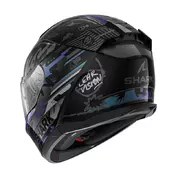 Shark D-skwal 3 Streetrush Мотошлем Black Green Черный