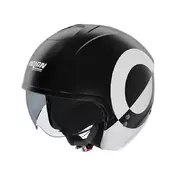 Nolan N20.2 Viceversa Мотошлем Black White Matt Черный