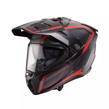Caberg Tanami Matt Carbon Gravity Мотошлем Red Красный