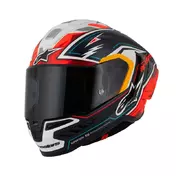 Alpinestars Supertech R10 Acosta Replica Мотошлем Matt Красный