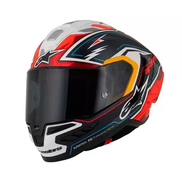 Alpinestars Supertech R10 Acosta Replica Мотошлем Matt Красный