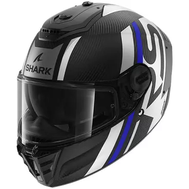 Shark Spartan Rs Carbon Shawn Mat Мотошлем Blue Синий