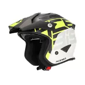 Acerbis Jet Aria 2206 Graphic Мотошлем Black Yellow Желтый
