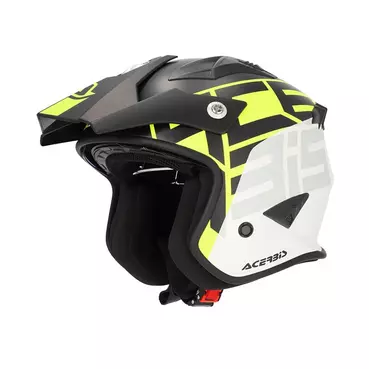 Acerbis Jet Aria 2206 Graphic Мотошлем Black Yellow Желтый
