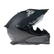 Amoq Recoil Carbon Adv Blackout Мотошлем Matt Черный