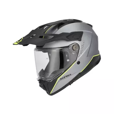 Acerbis Attack Мотошлем Grey Yellow Matt Желтый