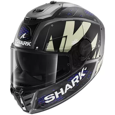 Shark Spartan Rs Stingrey Mat Мотошлем Black Blue Синий