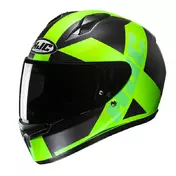 Hjc C10 Tez Мотошлем Green Fluo Зеленый