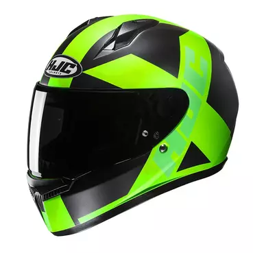 Hjc C10 Tez Мотошлем Green Fluo Зеленый