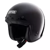 Simpson Chopper Мотошлем Black Gloss Черный