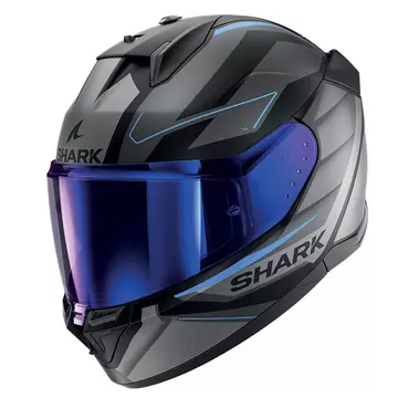 Shark D-skwal 3 Sizler Mat Мотошлем Anthracite Blue Синий