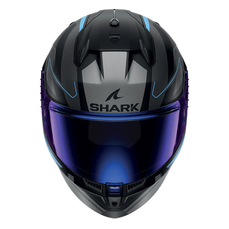 Shark D-skwal 3 Sizler Mat Мотошлем Anthracite Blue Синий
