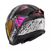 Shark Skwal I3 Jet Hellcat Mat Мотошлем Purple Фиолетовый