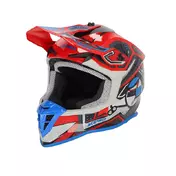 Acerbis Linear 2206 Мотошлем Red Blue Красный