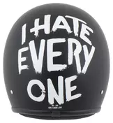 Retro I Hate Everyone Черно-белый