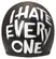 Retro I Hate Everyone Черно-белый