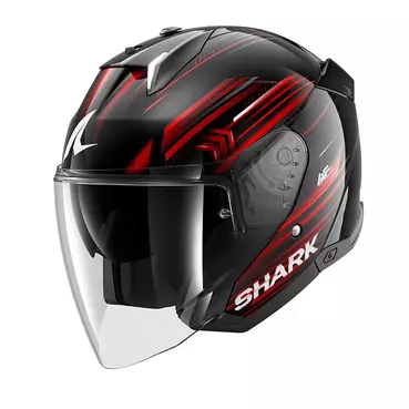 Shark Skwal I3 Jet Light-blur Мотошлем Black Red Красный