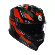 Agv K7 E2206 Taurax Мотошлем Black Red Красный