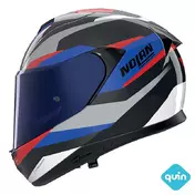Nolan X-904 Ultra Carbon Quin Мотошлем Calibro Blue Синий