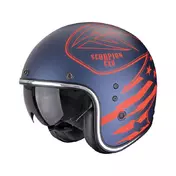 Scorpion Belfast Evo Dawg Мотошлем Blue Red Matt Синий