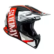Suomy X-wing Amped Мотошлем Black Red Красный