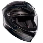 AGV K6 S Enhance E2206 MPLK integralhelm Matt Grey / Yellow Fluo