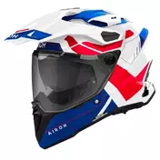 AIROH Commander 2 Reveal integralhelm Бело-синий