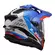 Ls2 Mx701 Explorer Hexa Мотошлем White Blue Red Синий