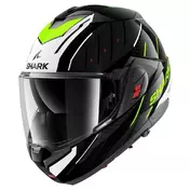 SHARK Oxo Rydger Modularhelm Black / White / Yellow