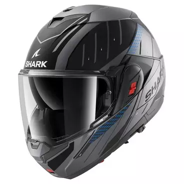 SHARK Oxo Rydger Modularhelm Anthracite / Blue / Black