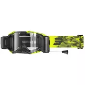 SHOT LITE ROLL-OFF PATROL Motocross Enduro Mask Fluorescent Yellow Grey