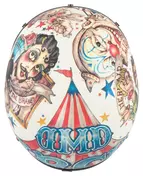 Retro Circus Beige, Blue, Black