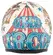 Retro Circus Beige, Blue, Black