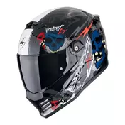 SCORPION Covert FX Skullz integralhelm Black / Grey / Red