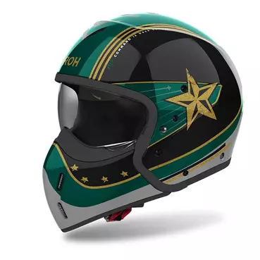 Airoh J110 Command Мотошлем Mint Verde Gloss Зеленый
