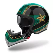 Airoh J110 Command Мотошлем Mint Verde Gloss Зеленый