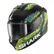 Shark D-skwal 3 Speed-vib Mat Мотошлем Yellow Желтый