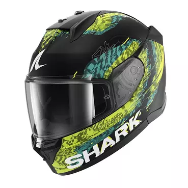 Shark D-skwal 3 Speed-vib Mat Мотошлем Yellow Желтый