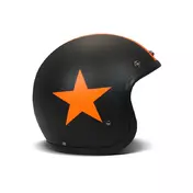 Dmd Jet Retro Мотошлем Star Orange Оранжевый