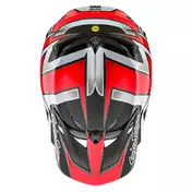 Troy Lee Designs Se5 Carbon Ever Мотошлем Red Красный