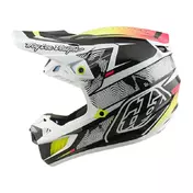 Troy Lee Designs Se5 Carbon Lined Up Мотошлем White Белый
