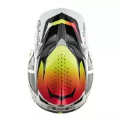 Troy Lee Designs Se5 Carbon Lined Up Мотошлем White Белый