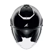 Shark Rs Jet Stride Мотошлем Black White Белый